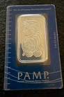 PAMP Suisse 1 oz .999 Fine Silver Troy Bar Lady Fortuna Sealed #C143356