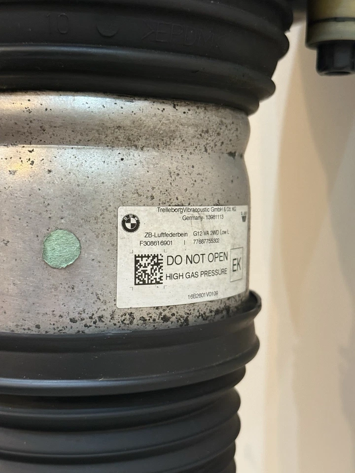 ✅ OEM BMW DELANTERO IZQUIERDO G12 TRACCIÓN TRASERA 740 750 SERIE 7 SUSPENSIÓN NEUMÁTICA PUNTAL AMORTIGUADOR Foto 2 de 4