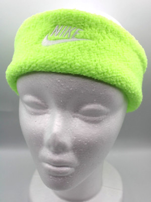 Nike High Pile Fleece Headband Youth OSFM Ghost Green/White/Black