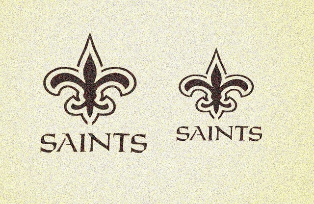 Set of 2 New Orleans Saints Stencil Football Sport Stencils | eBay