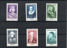 TIMBRE FRANCE FRANKREICH 1955 N°1027/1032 NEUF** MNH