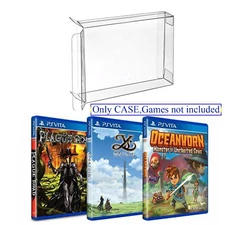 1x CLEAR PLASTIC PROTECTIVE BOX PROTECTOR SLEEVE CASE For SONY PS VITA CIB GAMES