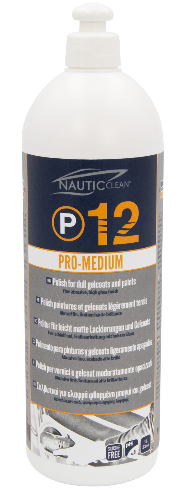NAUTICLEAN POLISH PRO-MEDIUM pour le carénage annuel de votre bateau de plaisance