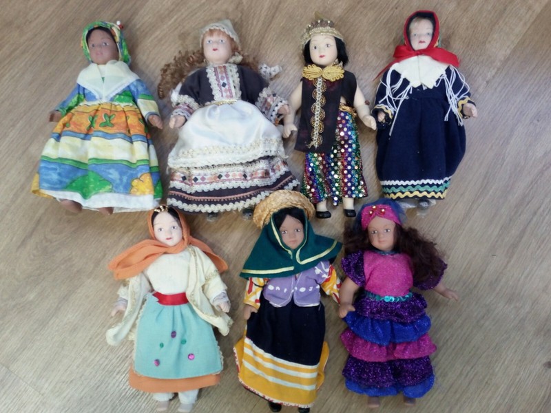 muñecas de porcelana articuladas