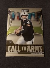 2021 Panini Playoff Call To Arms Derek Carr #CA-DCA Raiders