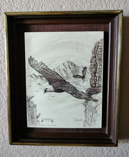 Bald Eagle Laser Etched 1978 Marble Tile Washington Mint Inc John Wills Plaque