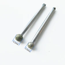 2Pcs/Lot Dental Cutter Drills Round Ball Burs Diamond Bone Trimming Cutting Bur