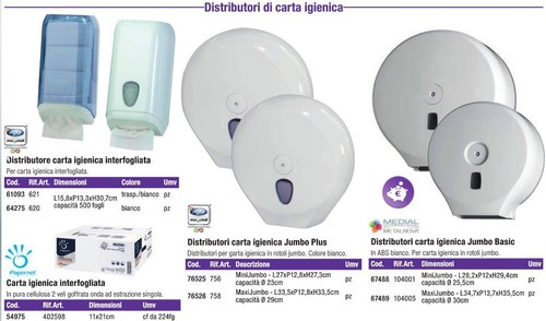 DISPENSER DISTRIBUTORE PORTA BOBINE ASCIUGATUTTO ASCIUGAMANI CARTA IGIENICA - Bild 30 von 35