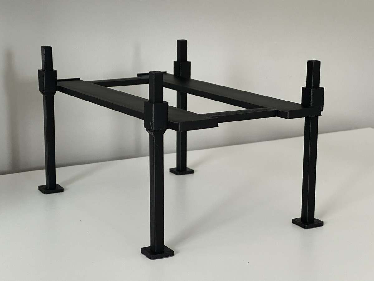 セール中 1/18 4Post 4Car Lift 1/18 Scale 4-Post Car Lift For Toy Model Cars Garage Diorama