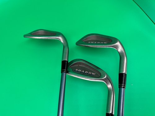 QTY.3 Mitsushiba Shadow Golf Clubs (P, 9, 8) Iron Right Handed RH; Graphite - Picture 7 of 16