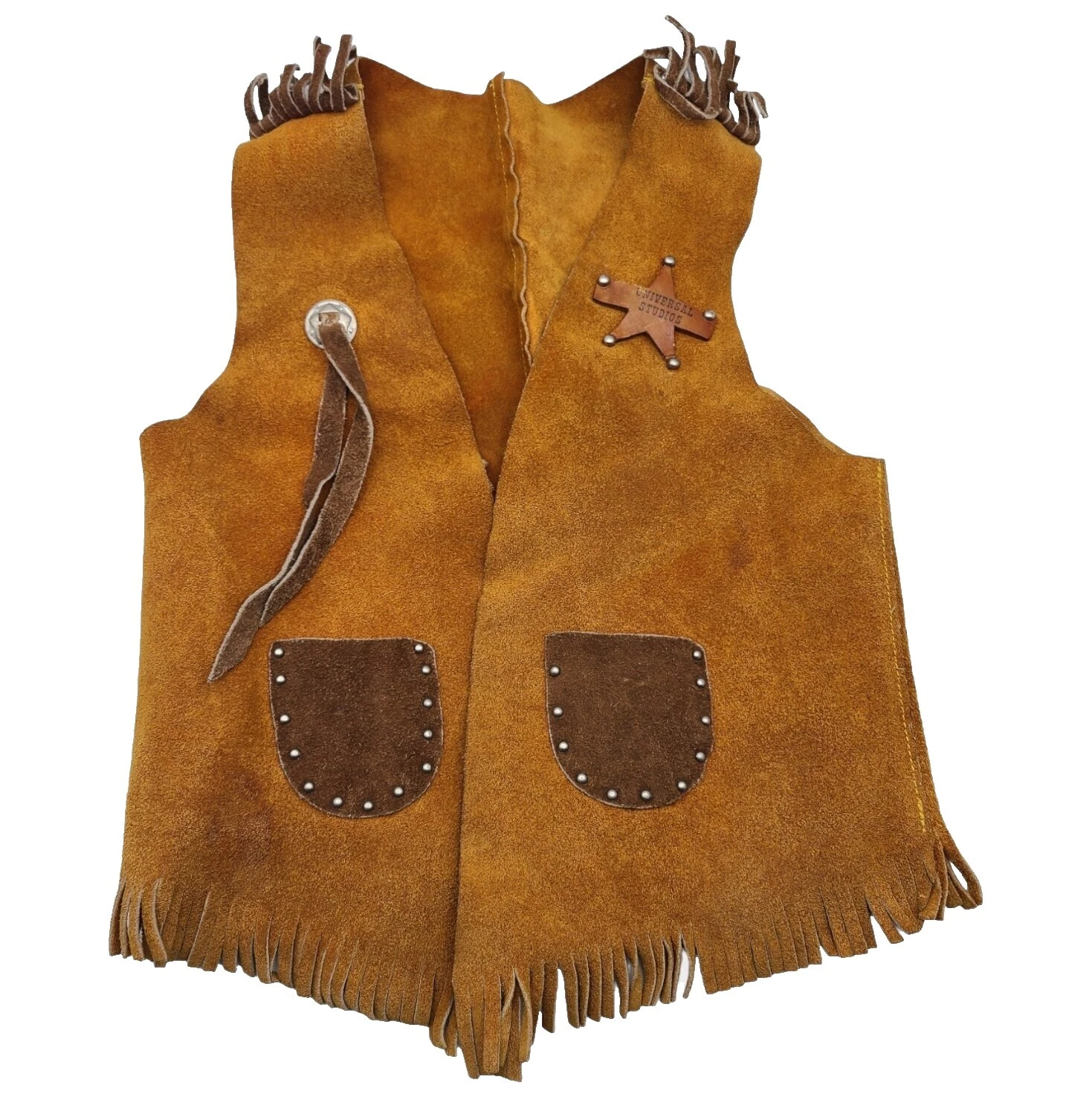 Trajes de cuero marrón Vaqueros y Viejo Oeste