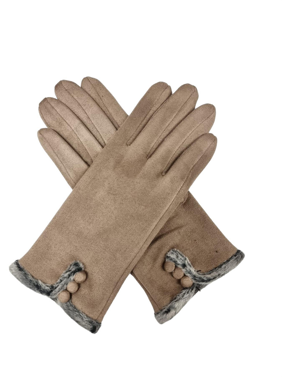 Womens Winter Warm Fleece Gloves Wrist Velvet Thermal Lined Touch