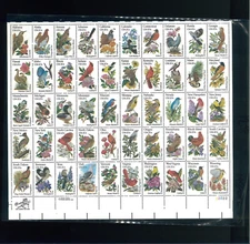 United States 20¢ State Birds & Flowers Postage Stamp #1953-2002 MNH Full Sheet