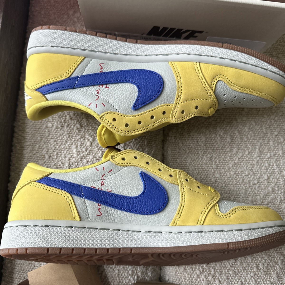 Women's Air Jordan One Low Og  SP Dz4137 700 Travis Scott Women's Air Jordan One Low Og  SP Dz4137 700 Travis Scott