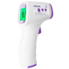 Aiqura Non-Contact Infrared Thermometer White/Purple