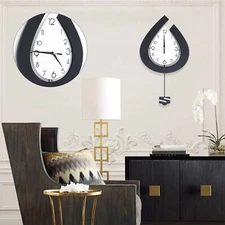 Large Wall Clock for Living Room Decor Big Pendulum Modern Silent Wall Clock