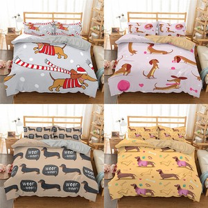 weiner dog comforter