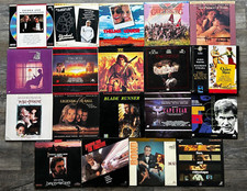 Laserdisc Movie Lot 19pc Collection Blade Runner Dances Wolves Dr No Gettysburg