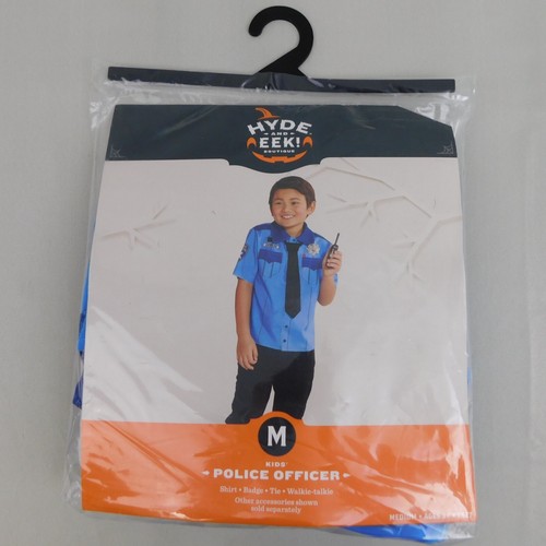 Kid's Police Officer Halloween Costume 8-10 Medium Hyde and Eek Boutique