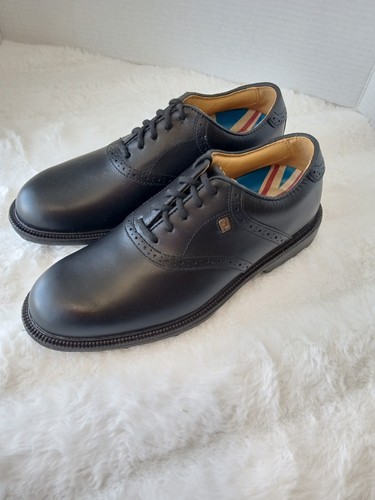FootJoy Club Professionals 57007 Black Saddle Spikeless Golf Shoes Men’s Sz 7 M