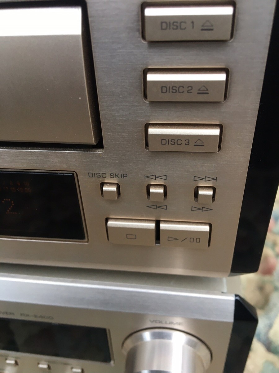 Yamaha CDC-E500 CD Audio System RX-E400 amp, No Remote For Parts