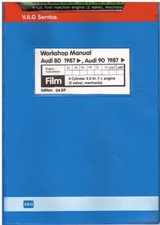AUDI 80 & 90 B3 87- 2.0 PETROL ENG DZ JN MU PM SD 3A REPAIR MANUAL MICROFILM SET