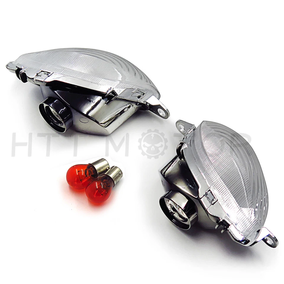 Señales de giro para 1999-2003 2004 2005 2006 2007 Suzuki Hayabusa GSXR1300 R transparentes Foto 4 de 4