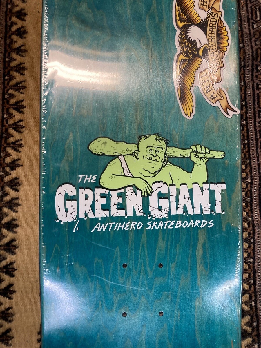 ANTI HERO SHAPED EAGLE SKATE DECK-9.56x32.98 GREEN GIANT | eBay