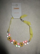Gymboree Hello Yellow Rain Or Shine Yellow Flower Necklace NWT