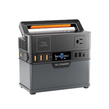 ALLPOWERS Portable Power Station 300W Solar Generator Backup Lithium Battery AC