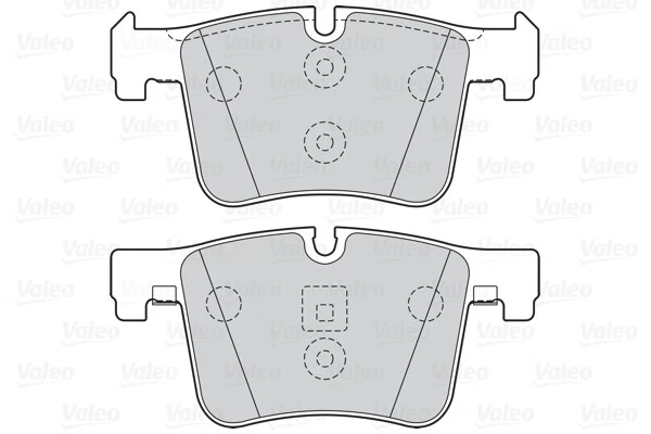 Juego de pastillas de freno VALEO 302138, freno de disco para BMW Foto 2 de 3