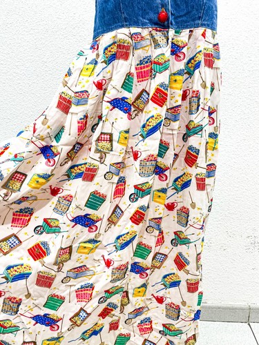 Vestido vintage vaquero cottagecore - Imagen 3 de 7