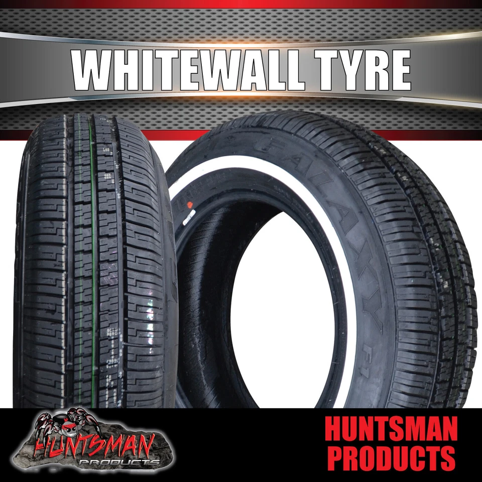 15" Whitewall 195 65 15 Galaxy F1 Tyre 18mm Line 195/65R15 91S White Wall Tire - image 3 of 4