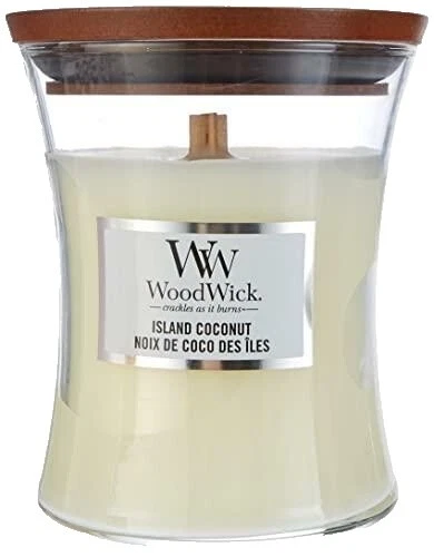 WoodWick Soy Wax Coconut Scented Décor Candles