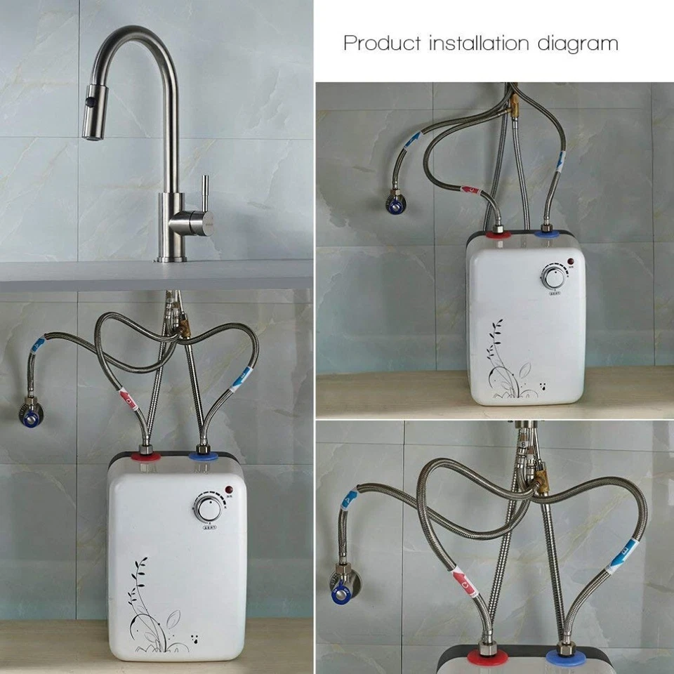 Wasserhahn Küche Niederdruck 360° Küchenarmatur Ausziehbar Brause Einhandmischer - Bild 3 von 4