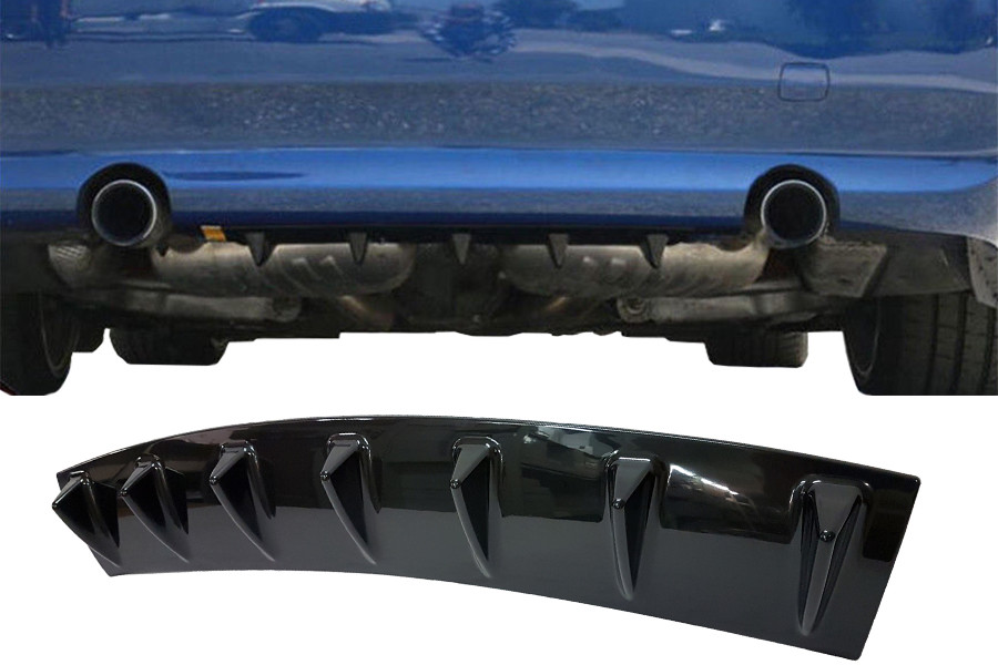 Glossy BLACK Painted Diffuser Trim Suitable for Skoda Roomster Praktik Flap S