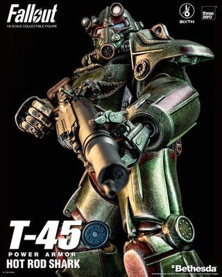 Threezero Fallout 1/6 Lot - T-60, T-45 Hot Rod, X-01 Institute, Sole Survivor