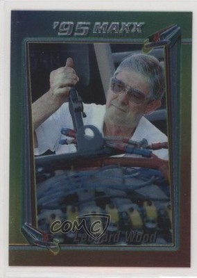 1995 Maxx Premier Plus Chromium Leonard Wood #110 HOF 0s5