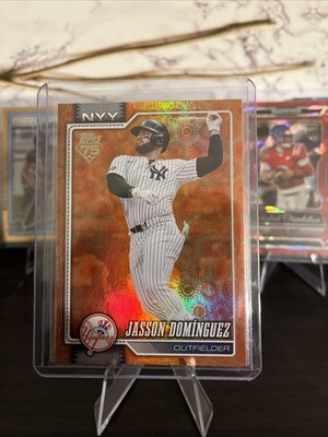2026! Topps Series 2 Jason Dominguez Orange Sun Holo # 533 New York Yankees