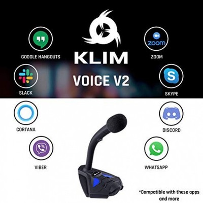 KLIM Voice V2 Desktop Microphone PC & MacOS & PS4 black/blue