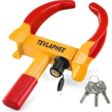 Radkralle Parkkralle Sicherheitsschloss für PKW Wohnwagen Anhänger Edelstahl