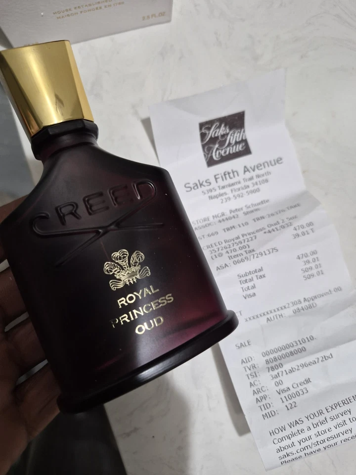 Perfume mujer Creed Royal Princess Oud EDP 75 ml 2,5 oz Foto 2 de 3