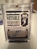 2024 Panini National Treasures Notable Nicknames JJ McCarthy /49 Rookie Auto SP