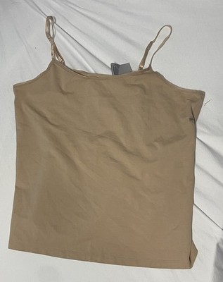 Lane Bryant Essential Cotton Cami Beige Brown Top  Size 22/24 Camisole
