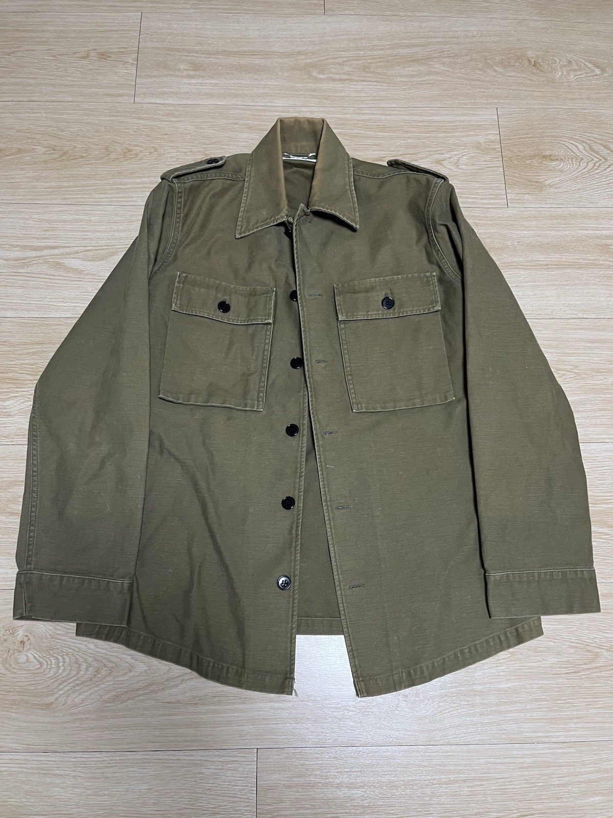 Giacca safari militare S Saint Laurent ss16