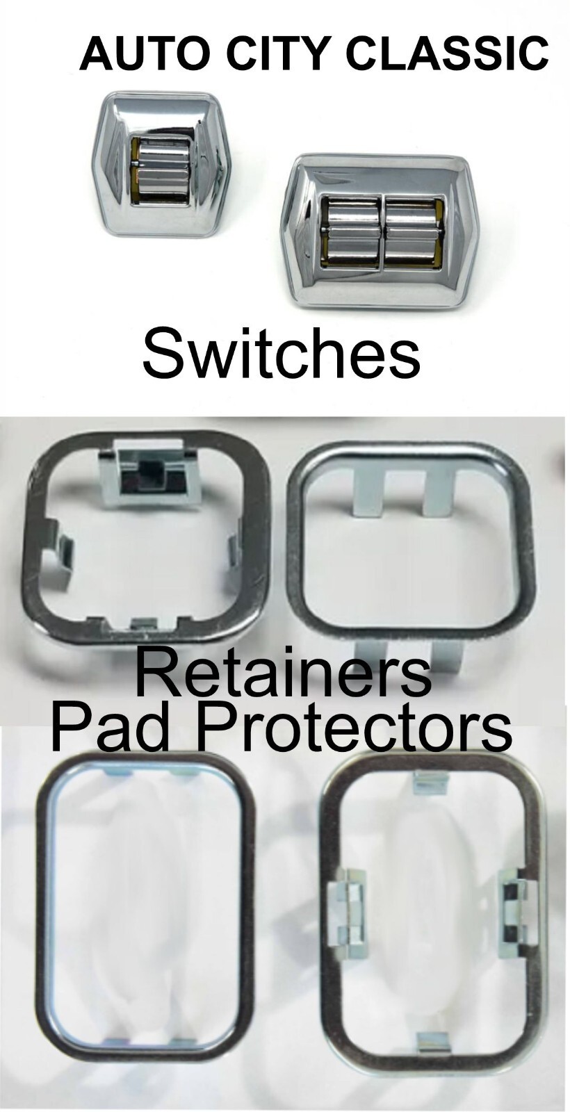 1955 -1957 Power Window Switches Chevy Nomad Safari and 2 Door Wagons