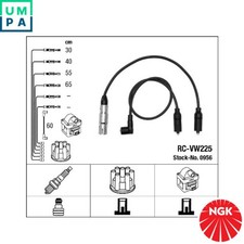 IGNITION CABLE KIT 0956 FOR SEAT CORDOBAVarioIBIZAIITOLEDOI VW GOLF/IV POLO 1.6L