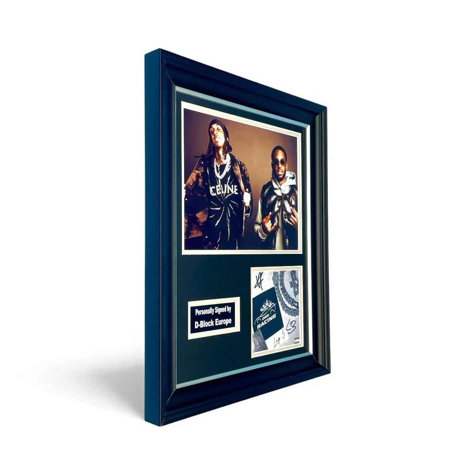 D-Block Europe SIGNED Lap 5 Artwork Display & COA Autographed Music Memorabilia - Image 2 of 4