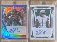 Penei & Noah Sewell Rookie Auto 2 Card Lot - Oregon Ducks - Lions - Bears