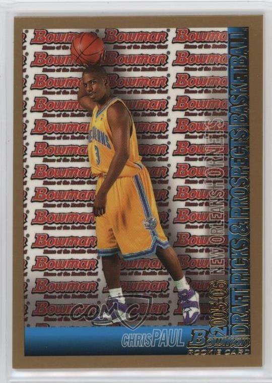 2005-06 Bowman Draft Gold Chris Paul #111 Rookie RC 18g0